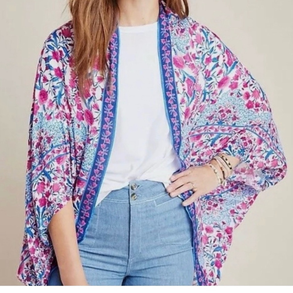 KACHEL X ANTHROPOLOGIE Amalia Cocoon Kimono Wrap one size great condition